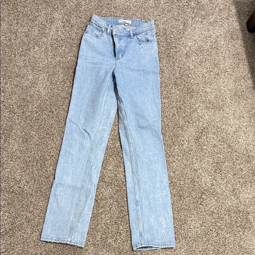 Women’s 25 long Abercrombie & Fitch Straight Leg Jeans